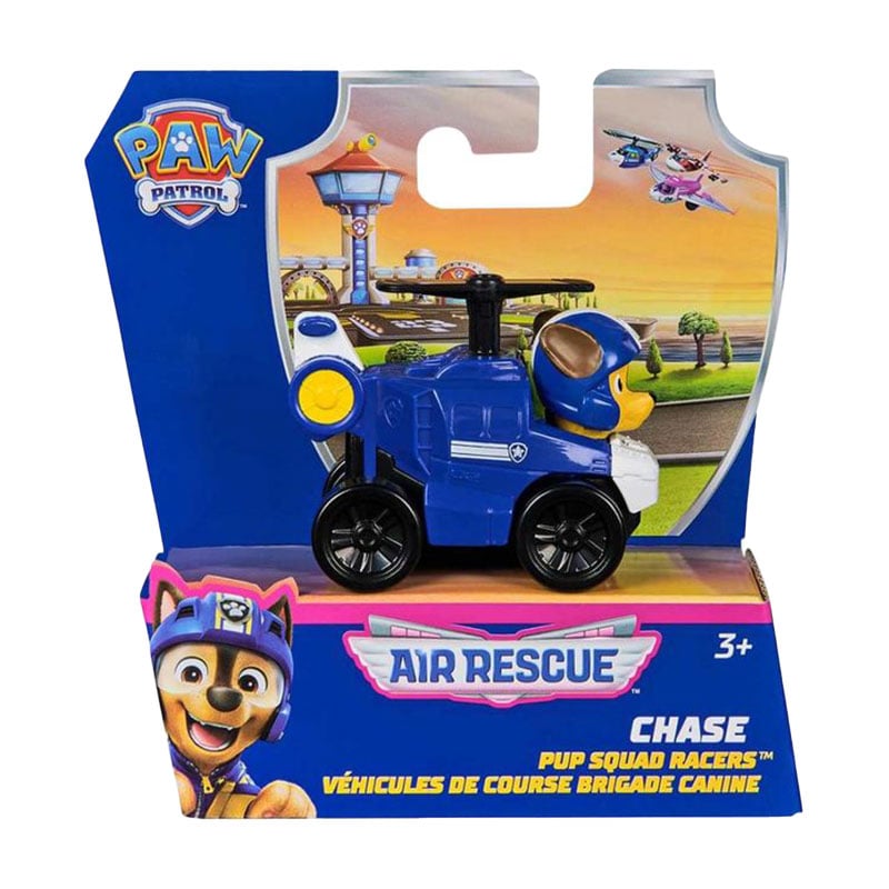 Ігровий набір Paw Patrol Щенячий патруль: міні рятівний автомобіль з водієм Гонщик (Повітряна рятувальна місія), від 3 років (SM17791/4142)