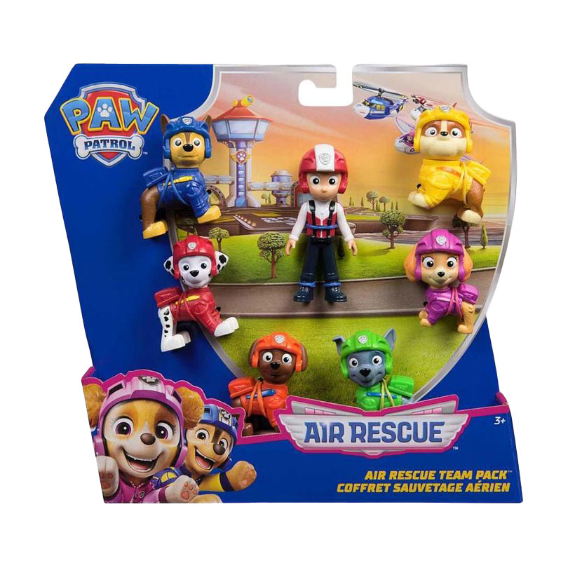 Ігровий набір Paw Patrol Щенячий патруль Відважна команда (Повітряна рятувальна місія), від 3 років, 25.4*27.9*4.2 см, 7 шт (SM97234/6071499)